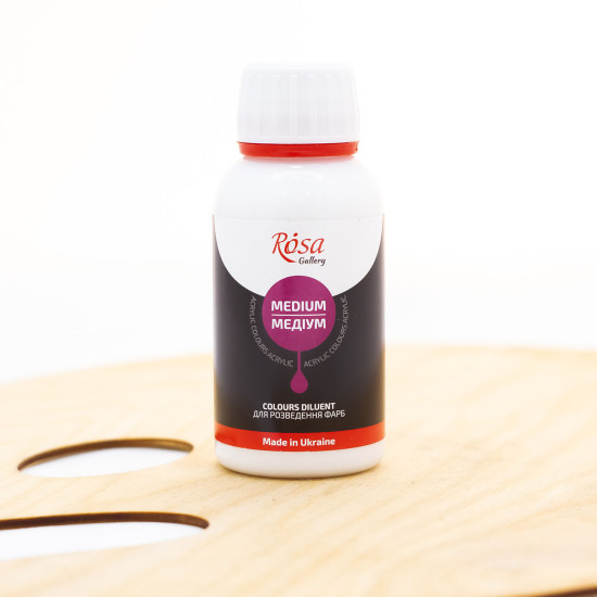 Akrilinių dažų mediumas Rosa, 125ml