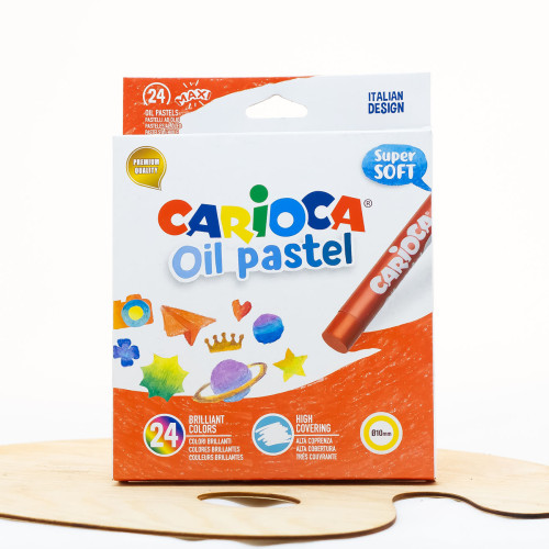 Pastelė aliejinė MAXI CARIOCA, 24 spalvų
