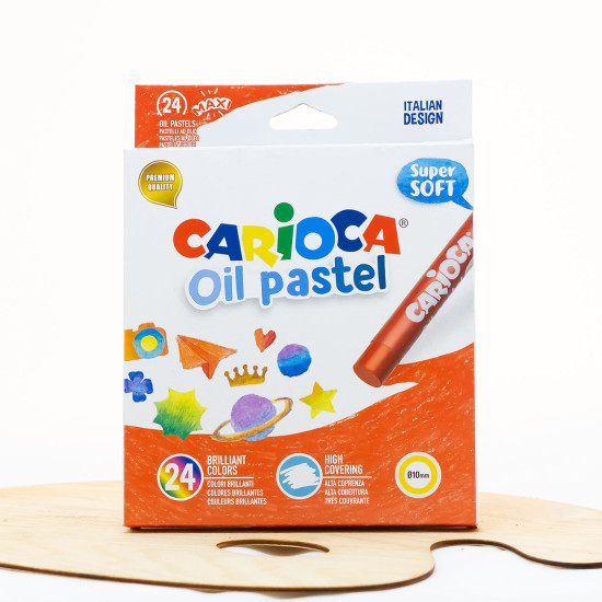 Pastelė aliejinė MAXI CARIOCA, 24 spalvų