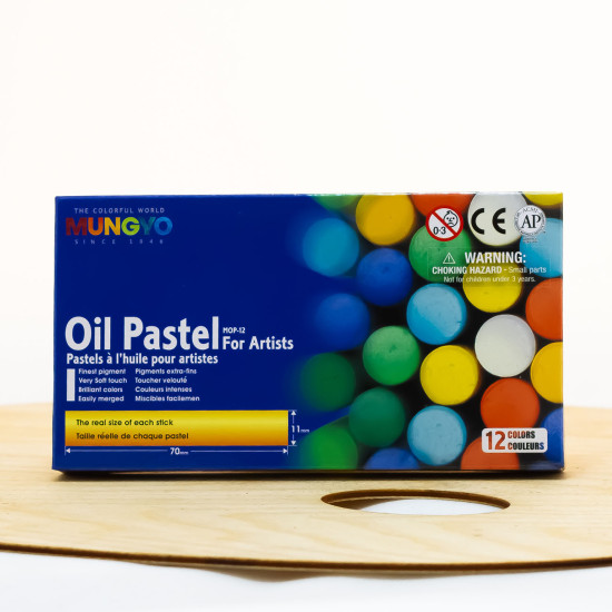 Aliejinės pastelės rinkinys 12sp „Mungyo“