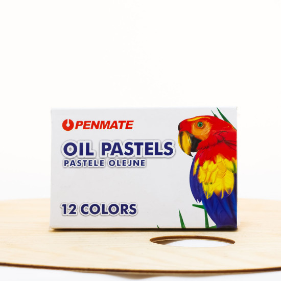 Aliejinės pastelės rinkinys 12sp „PENMATE“