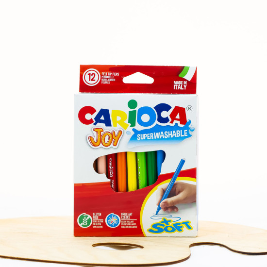 Flomasteriai JOY CARIOCA 12 vnt.