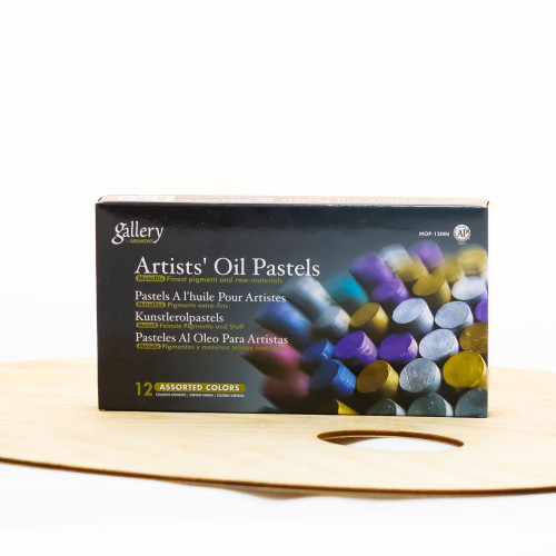 Aliejinės pastelės Metallic rinkinys ,,Mungyo“ 12sp