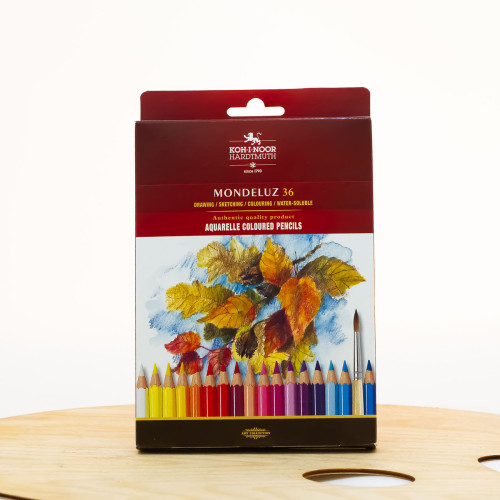 Akvareliniai pieštukai „Mondeluz Fruit“ Koh-I-Noor, 36sp.