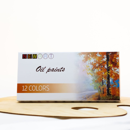 Aliejinių dažų rinkinys NEWART 12x12ml