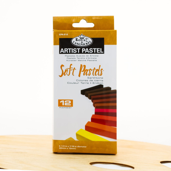 Royal & Langnickel švelnių spalvų pastelių rinkinys „Earthtone“