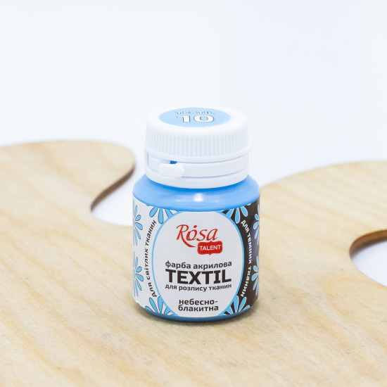 Dažai tekstilei Rosa Talent 20ml, dangaus žydri