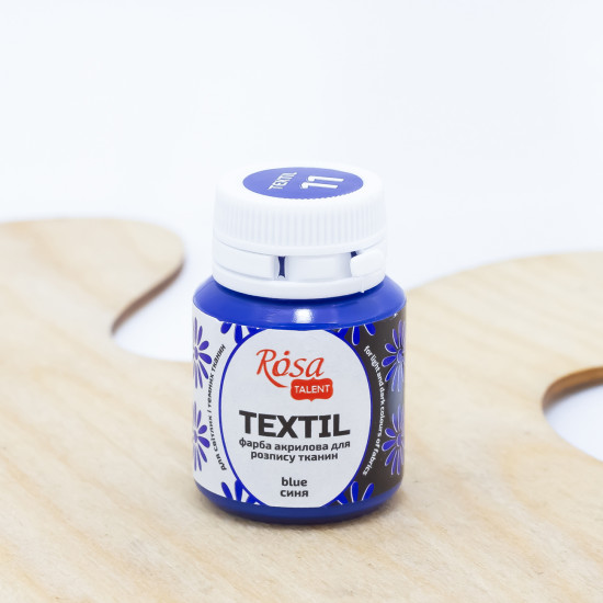 Dažai tekstilei Rosa Talent 20ml, mėlyni