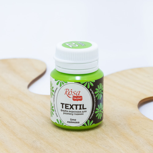 Dažai tekstilei Rosa Talent 20ml, laimas