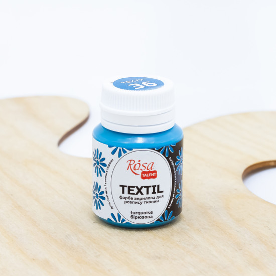 Dažai tekstilei Rosa Talent 20ml, turkio 