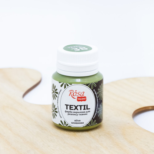 Dažai tekstilei Rosa Talent 20ml, alyvuogių