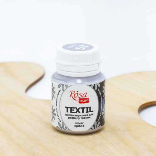 Akriliniai dažai Rosa Studio Metallic 20ml, antikinis sidabras