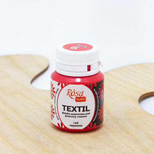Dažai tekstilei Rosa Talent 20ml, raudoni