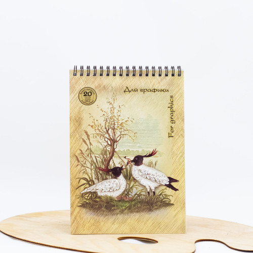 Bloknotas eskizams A5, 20 lapų, 180g/m², „Crane“, Vatmanas