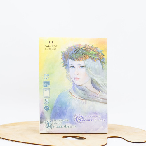 Akvarelės albumas "Rudens svajonė", 280 g/m2, A5, 20 lapų, dramblio kaulo spalvos popierius