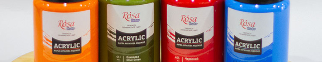 Akriliniai dažai "Rosa studio" 400ml